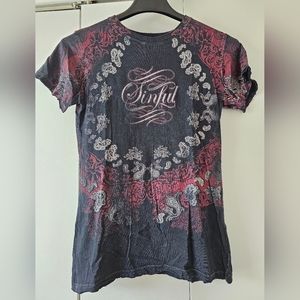 Sinful Paisley T-shirt